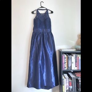 <Jasmine Bridal> Navy blue bridesmaid dress